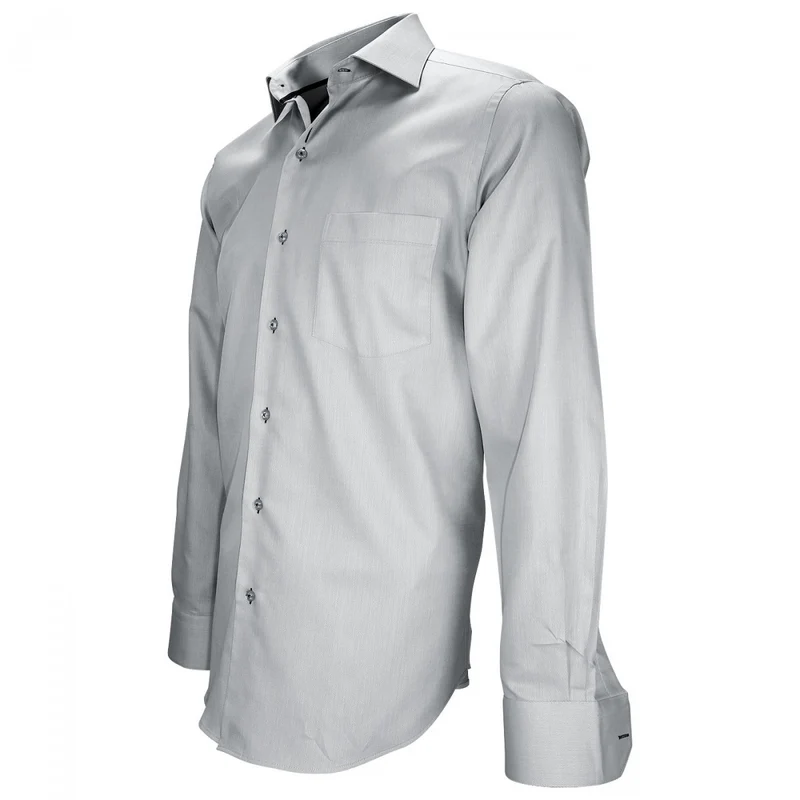 Chemise homme tissu armuré coupe droite COSENZA Emporio balzani
