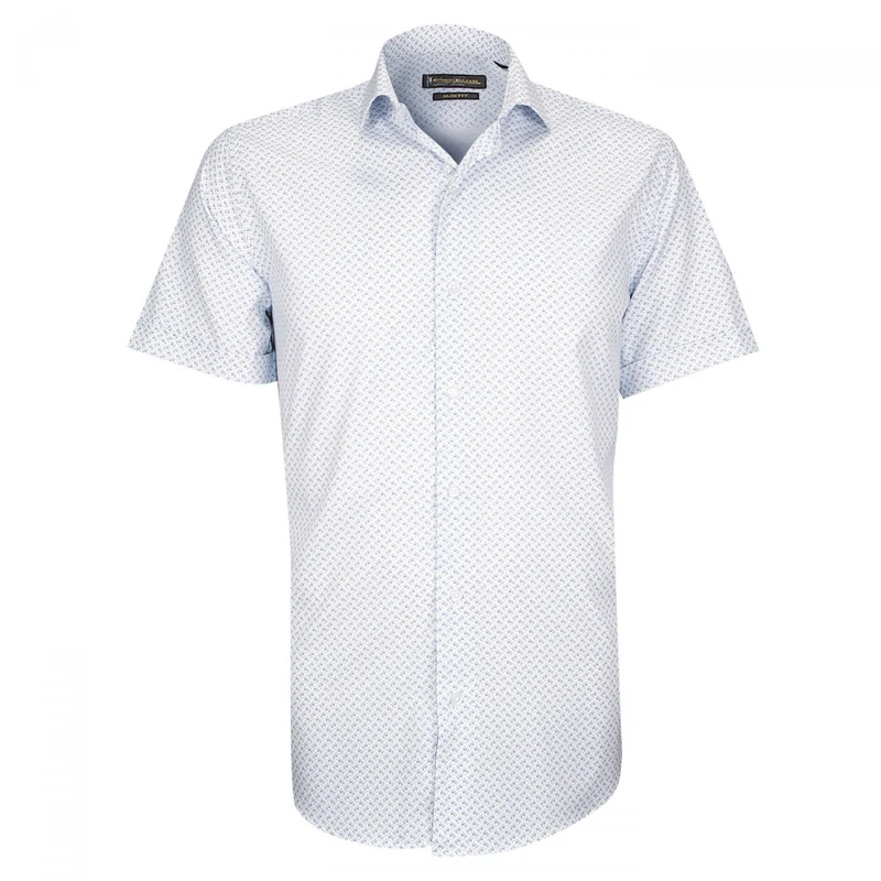 Chemisette homme stretch coupe cintrée ALBINONI Emporio balzani