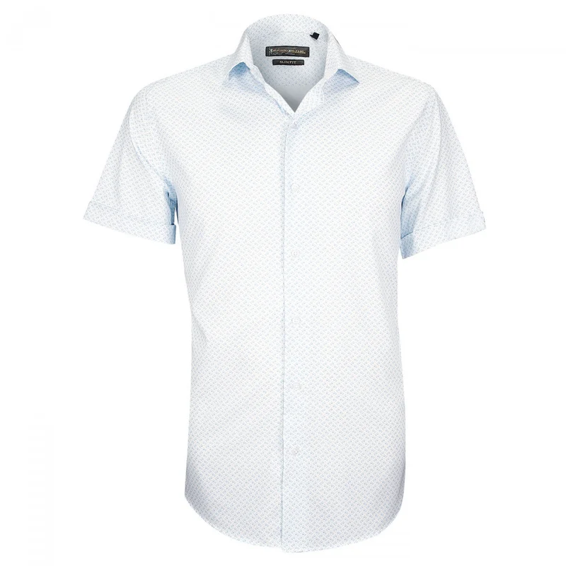 Chemisette homme stretch coupe cintrée ALBINONI Emporio balzani