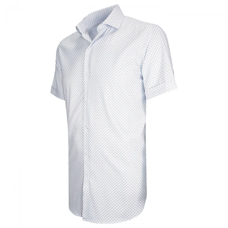 Chemisette homme stretch coupe cintrée ALBINONI Emporio balzani