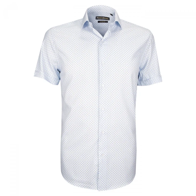 Chemisette homme stretch coupe cintrée ALBINONI Emporio balzani