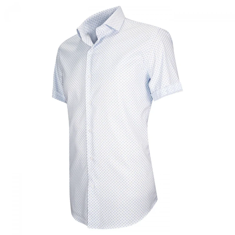 Chemisette homme stretch coupe cintrée ALBINONI Emporio balzani