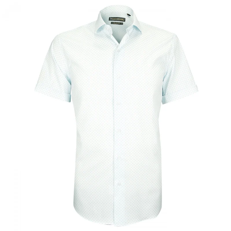 Chemisette homme stretch coupe cintrée ALBINONI Emporio balzani