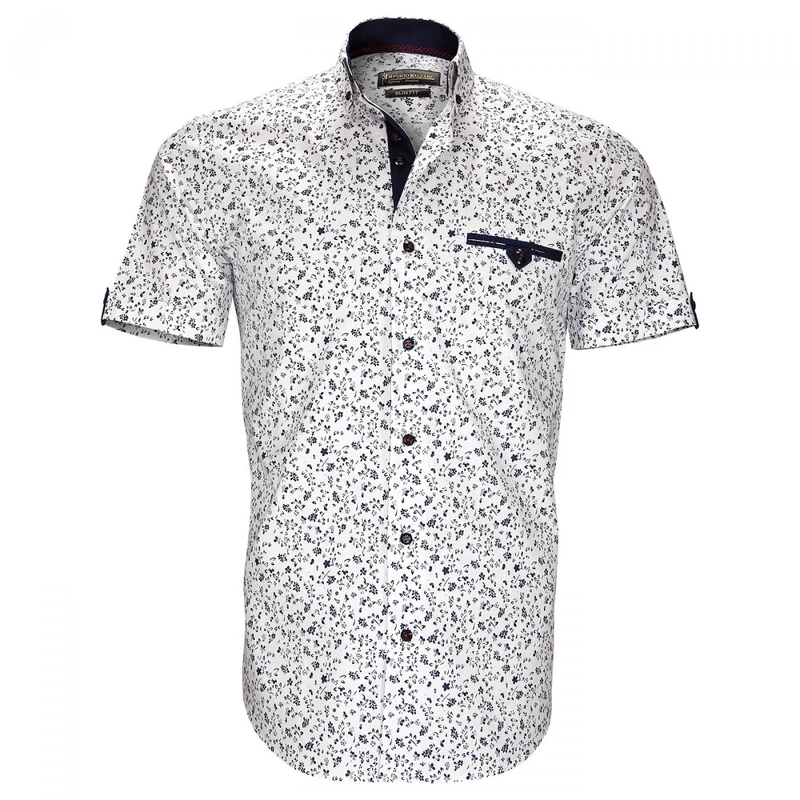 Chemisette homme imprimée coupe cintrée VERCELLI Emporio balzani