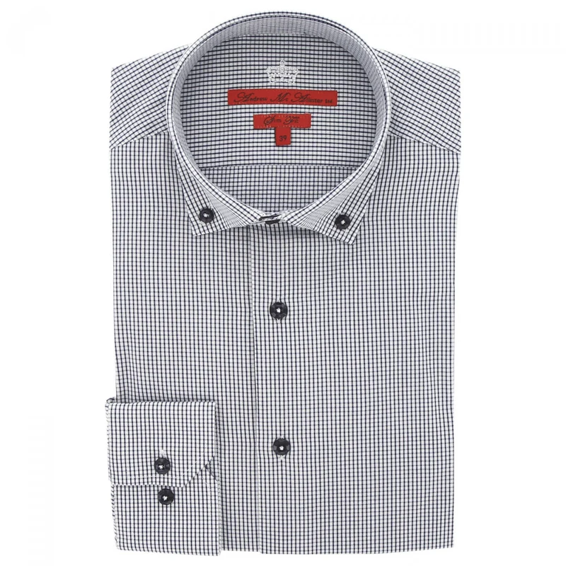 Chemise homme mode vichy coupe cintrée OLIVER Andrew Mac Allister