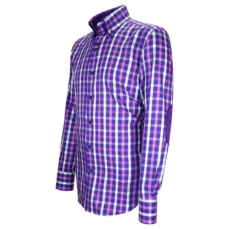 Chemise homme double col à coudières coupe cintrée LORENZO Emporio balzani