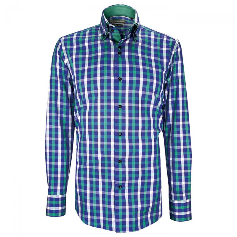 Chemise homme double col à coudières coupe cintrée LORENZO Emporio balzani