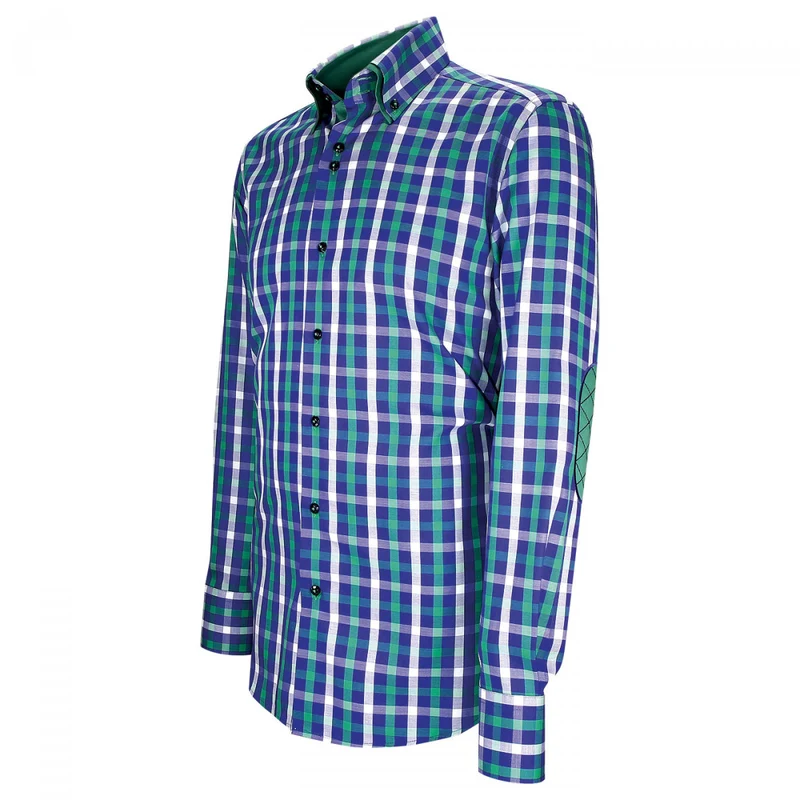 Chemise homme double col à coudières coupe cintrée LORENZO Emporio balzani