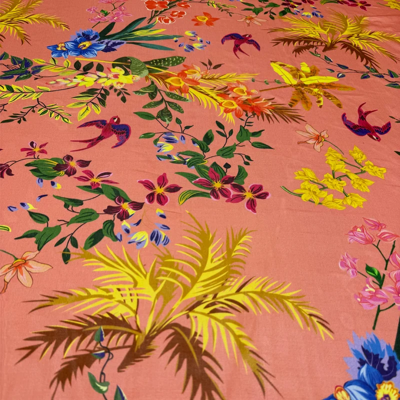 Tissu Pongé, Soie - Roseliane