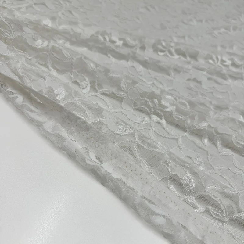 Tissu Maille Dentelle Stretch - Enna