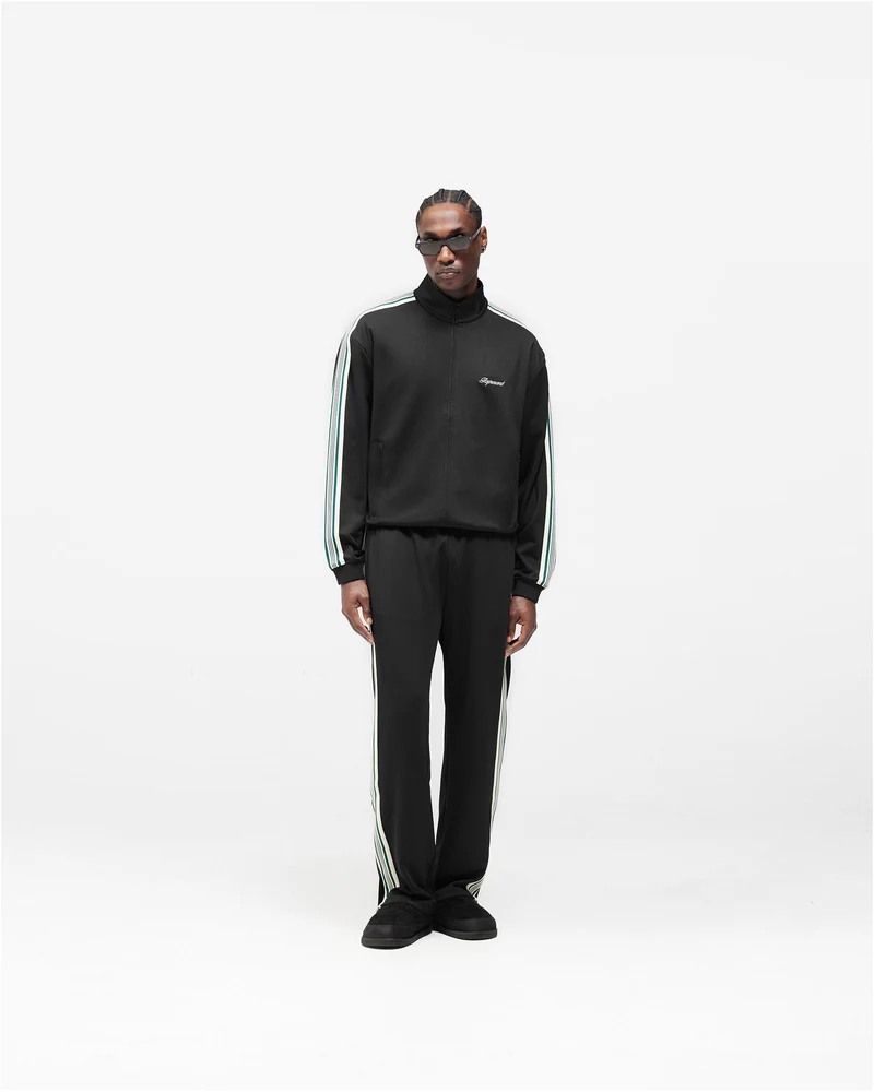 Taped Track Pant - Jet Black