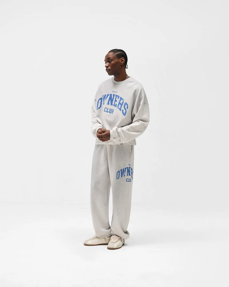 Represent Owners Club Sweater - Sprayed Ice Grey Marl