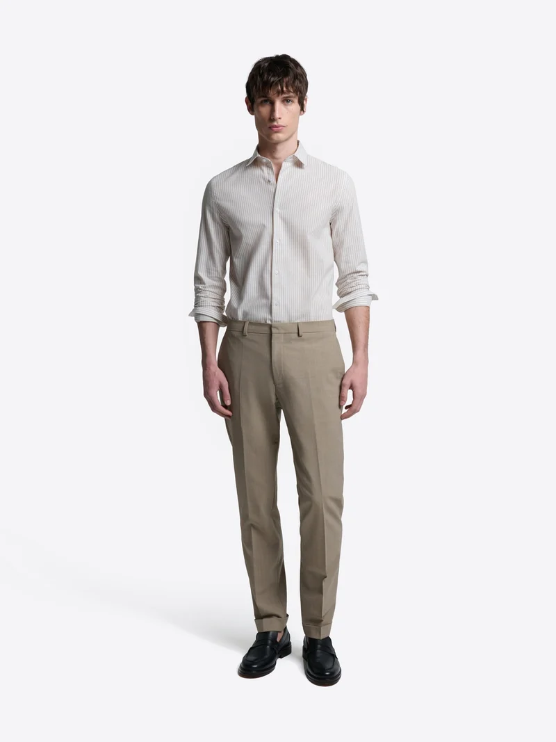 Pantalon de costume slim tissu traveler