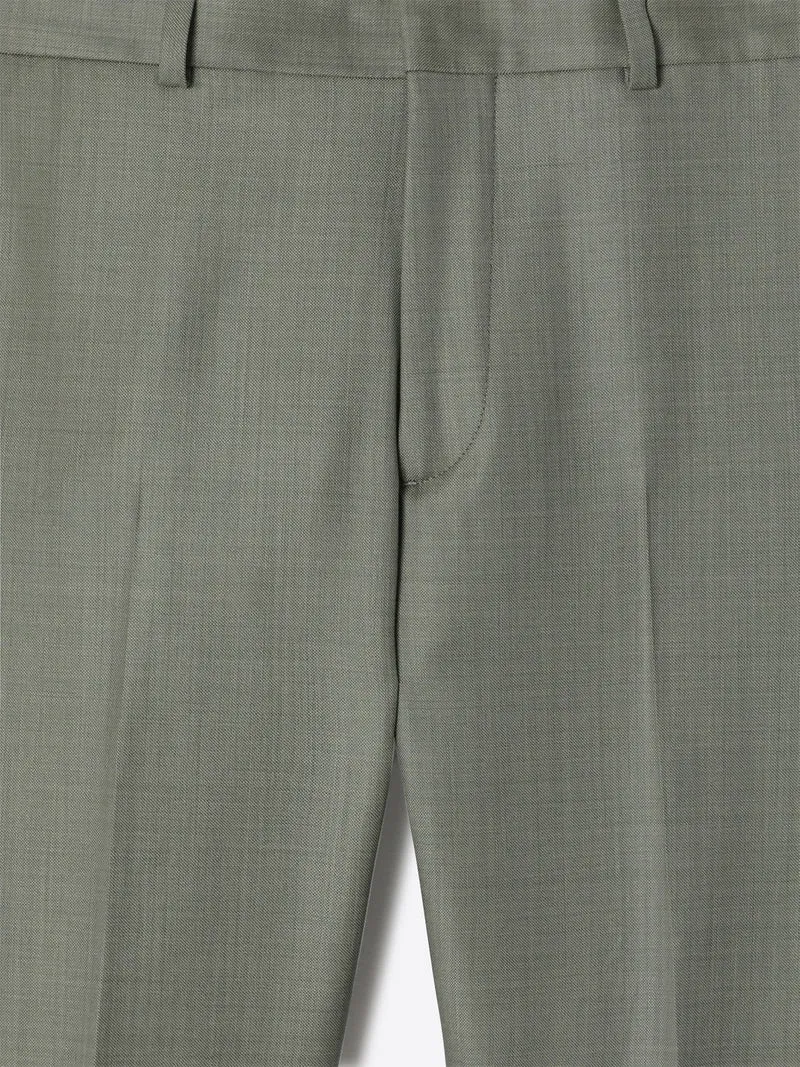 Pantalon de costume slim en laine