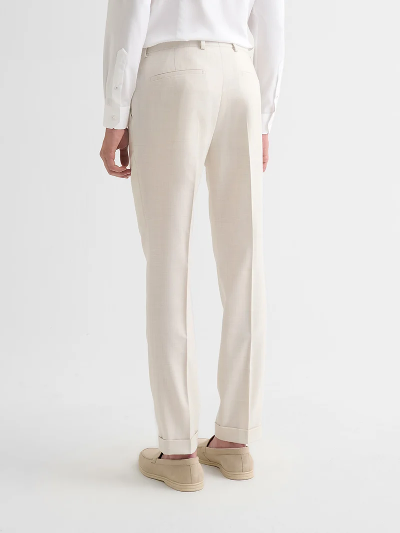Pantalon de costume slim stretch