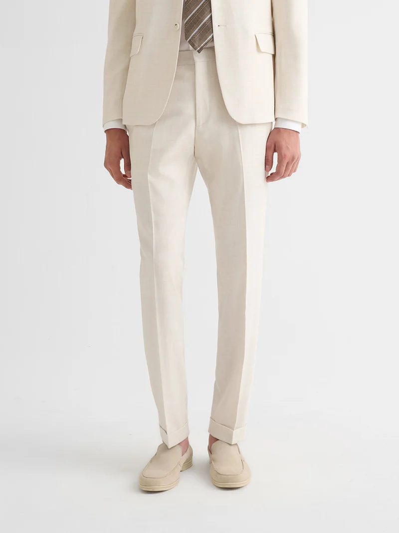 Pantalon de costume slim stretch