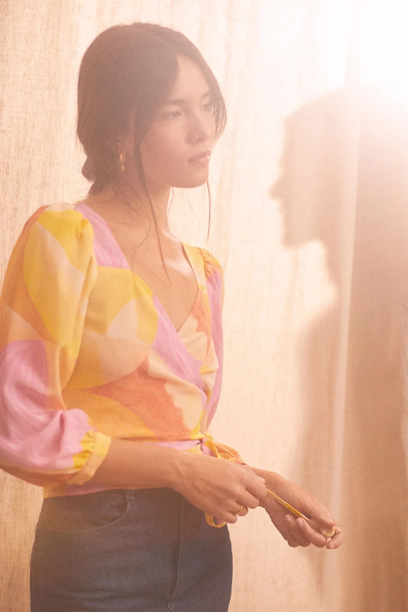 Blouse Aline en soie Soi x Zahra Holm