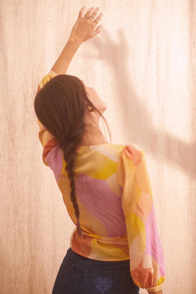 Blouse Aline en soie Soi x Zahra Holm
