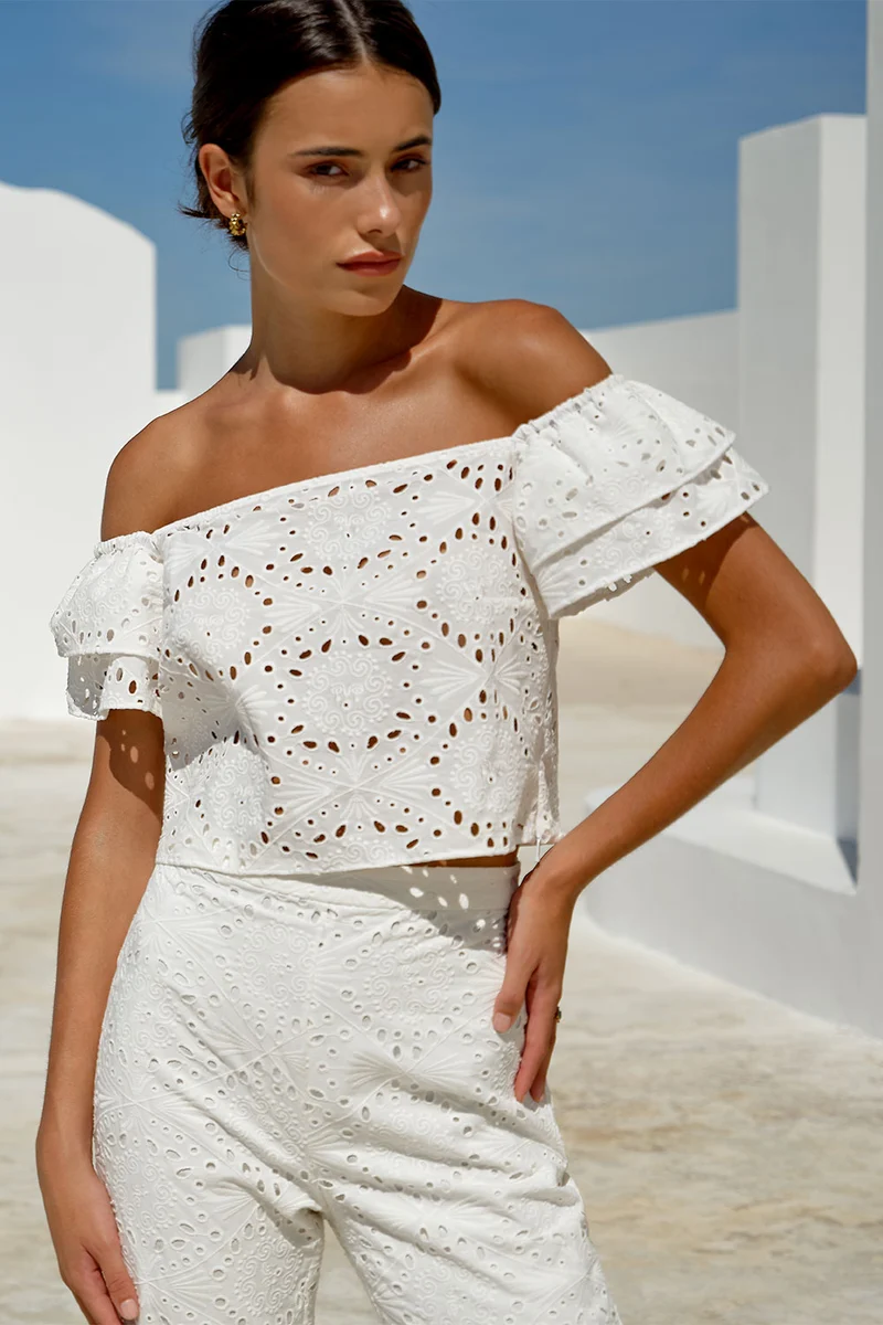 Blouse Agapi Blanc