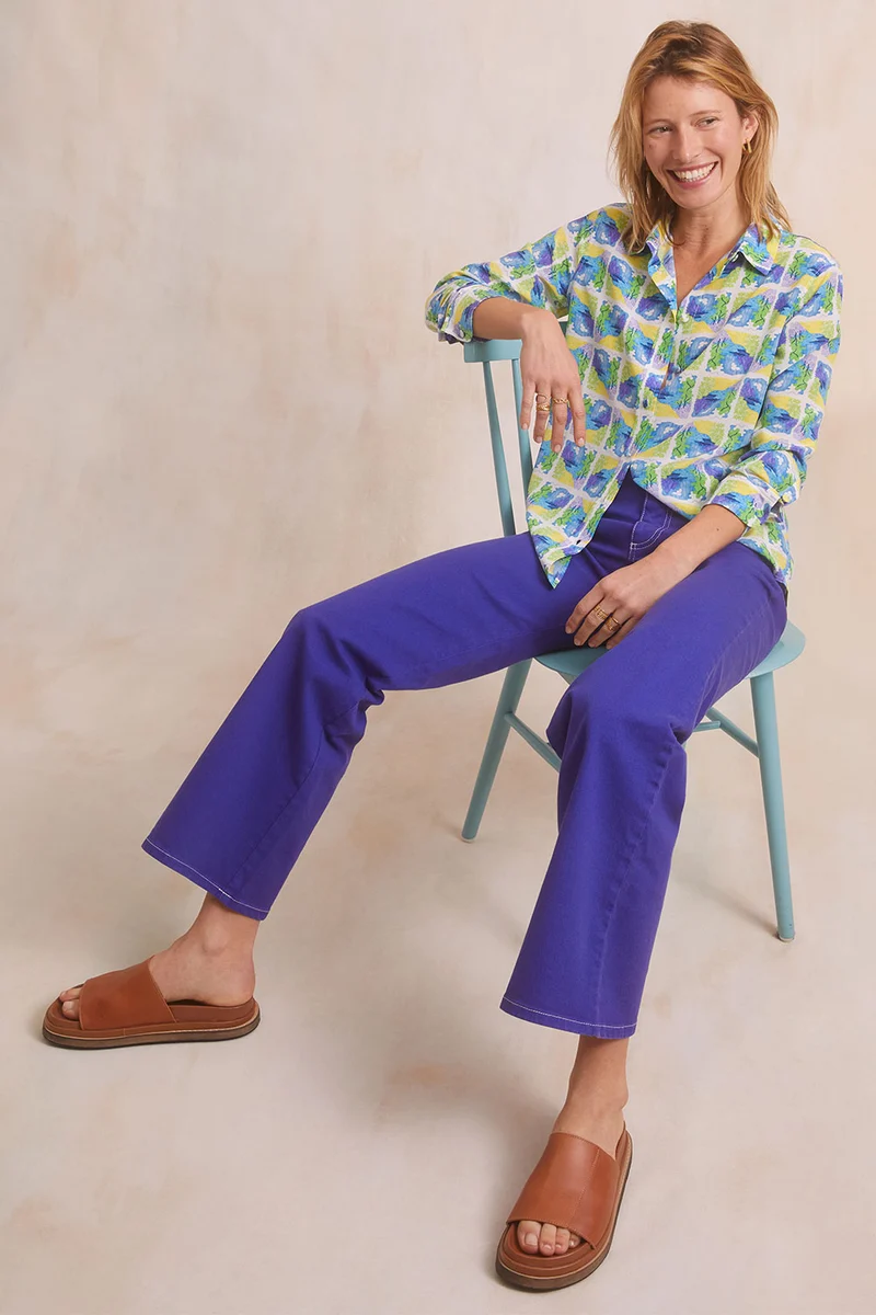 Pantalon Idéaliste Violet Royal