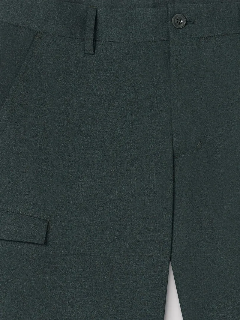 Slack en poly-viscose uni