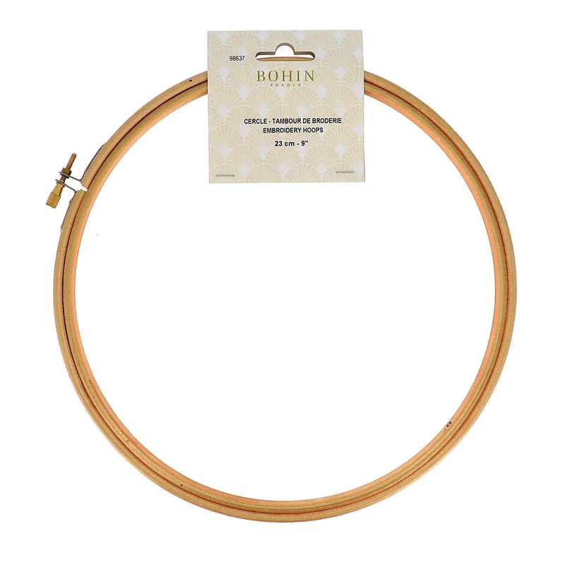 Cercle à broder en bois BOHIN | 23 cm - 9"