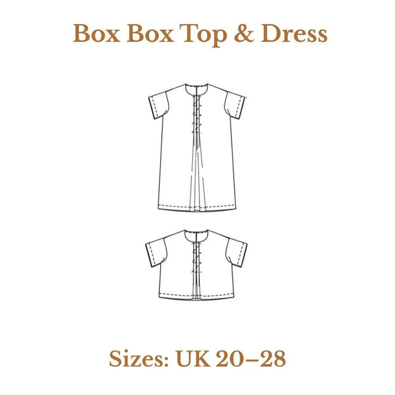 PATRON DE COUTURE PDF | Haut & robe Box Box | Merchant & Mills | UK 20–28