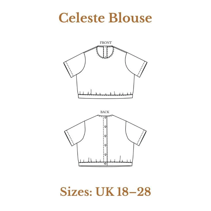 PATRON DE COUTURE PDF | Blouse Celeste | Merchant & Mills | UK 18–28
