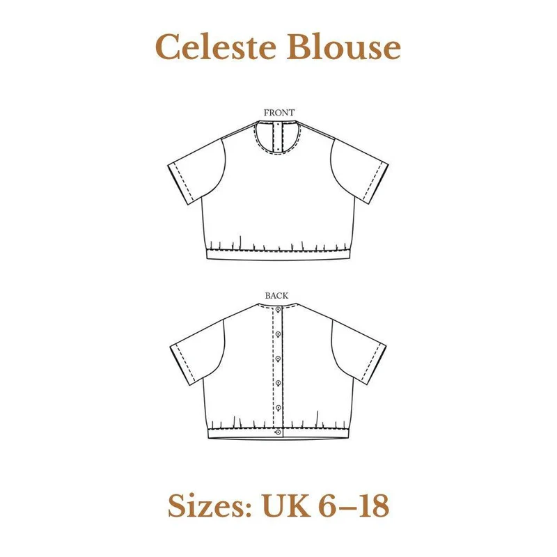 PATRON DE COUTURE PDF | Blouse Celeste | Merchant & Mills | UK 6–18