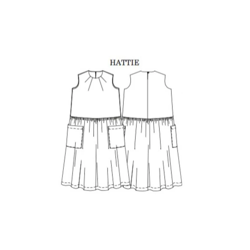 PATRON DE COUTURE PDF | Robe Hattie & Ellis | Merchant & Mills | UK 18–28