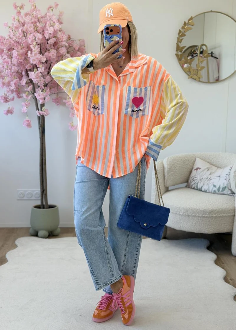 Chemise Corentine orange