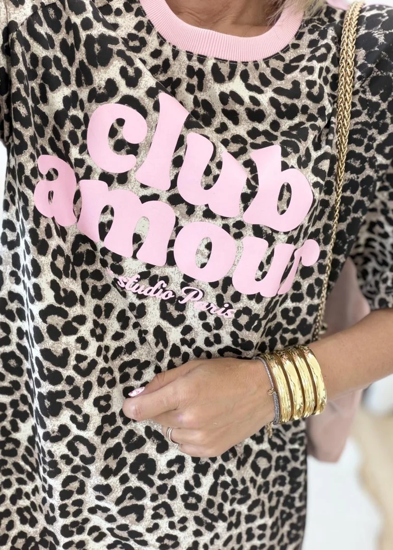 Robe club amour rose