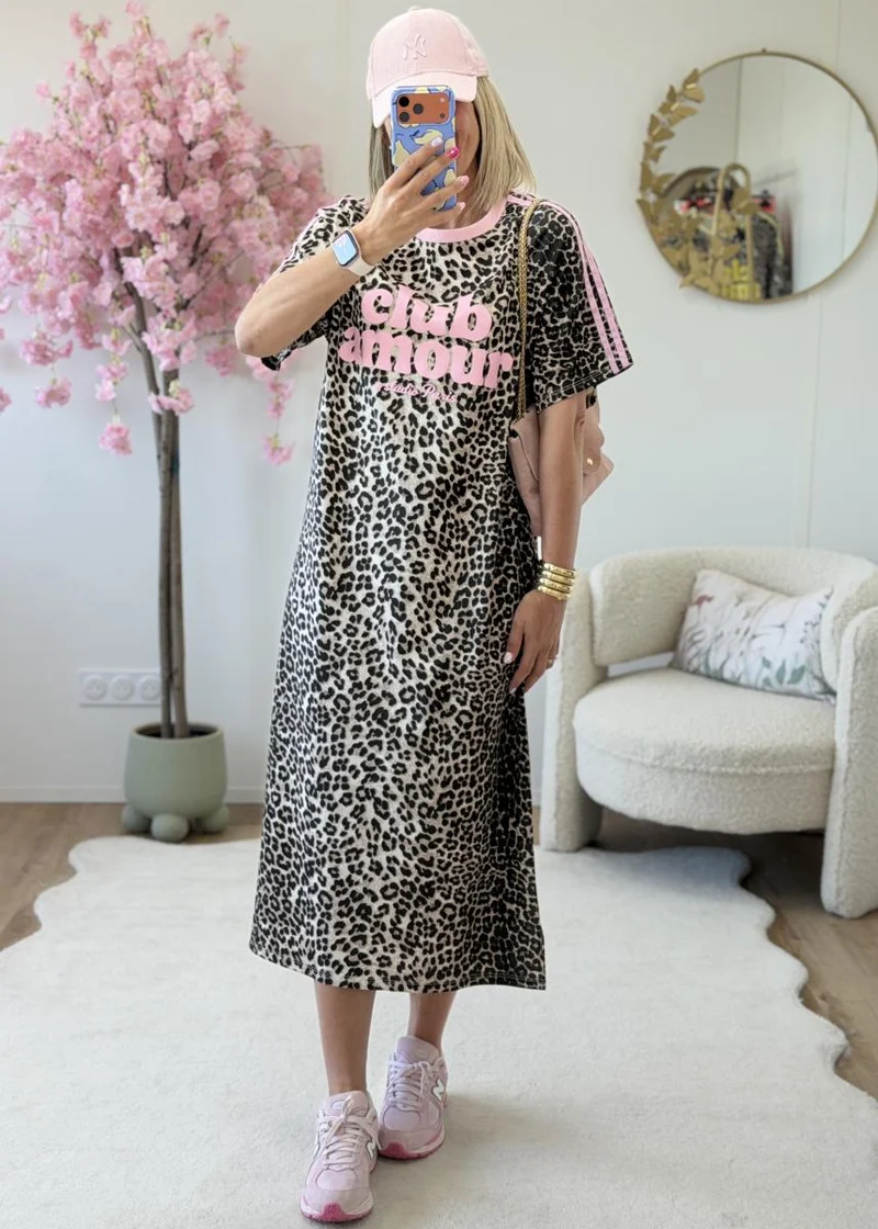 Robe club amour rose