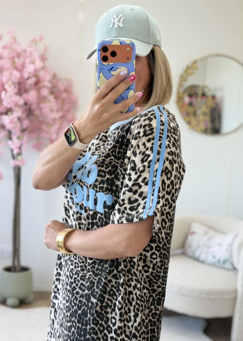 Robe club amour bleue