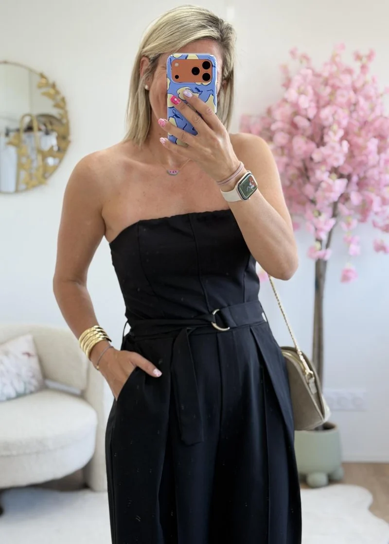 Combi bustier jeanne noir