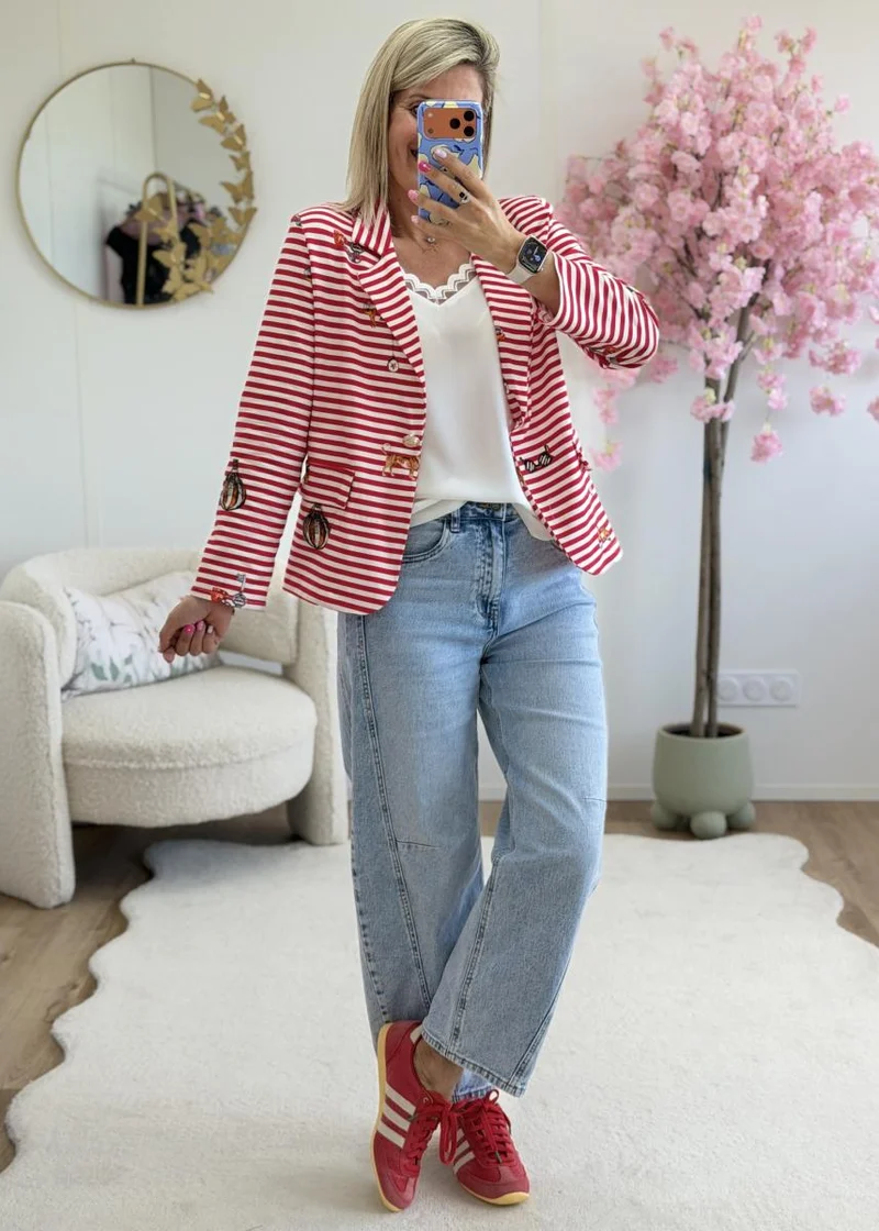 Blazer Tobby rouge