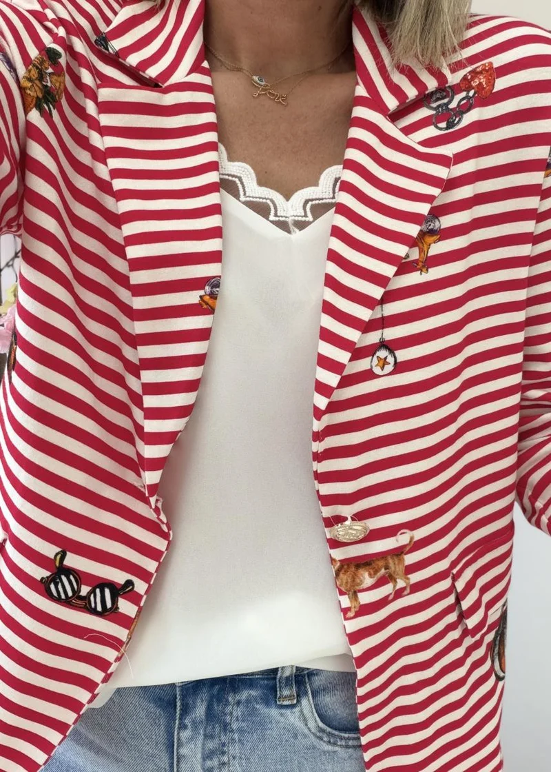 Blazer Tobby rouge