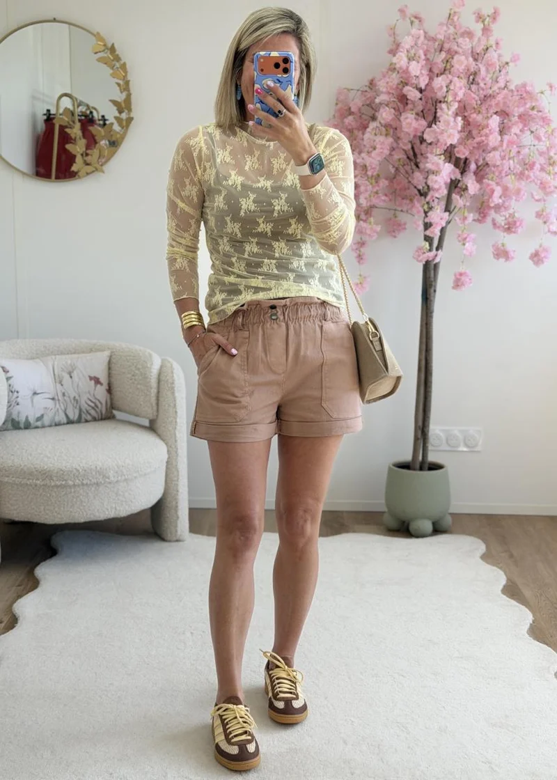 Short Benny taupe