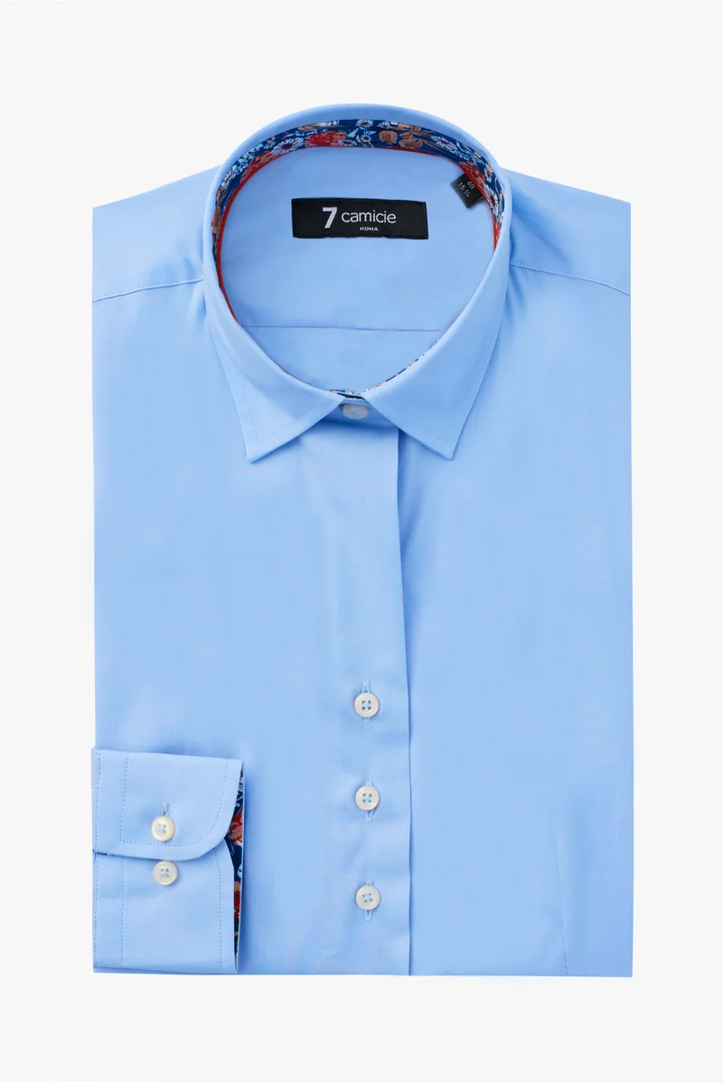 Beatrice Sport Poplin Stretch Women’s Shirt Light Blue