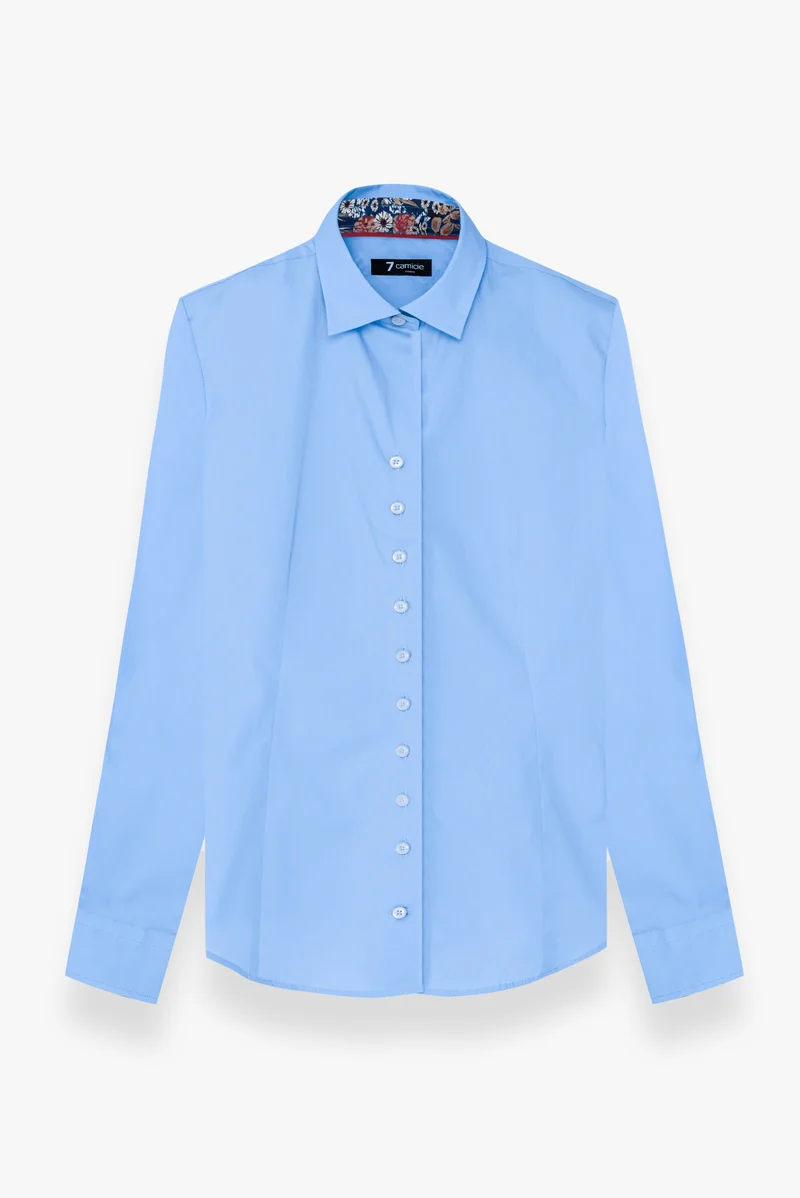 Beatrice Sport Poplin Stretch Women’s Shirt Light Blue
