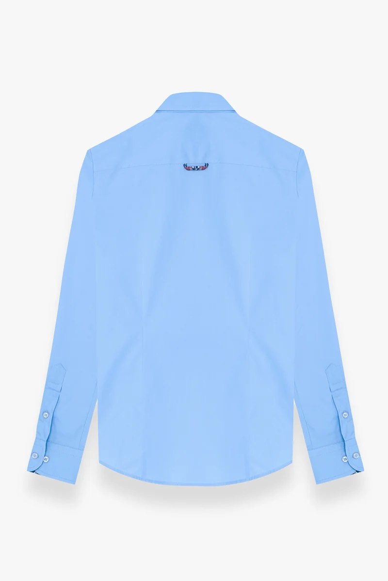 Beatrice Sport Poplin Stretch Women’s Shirt Light Blue