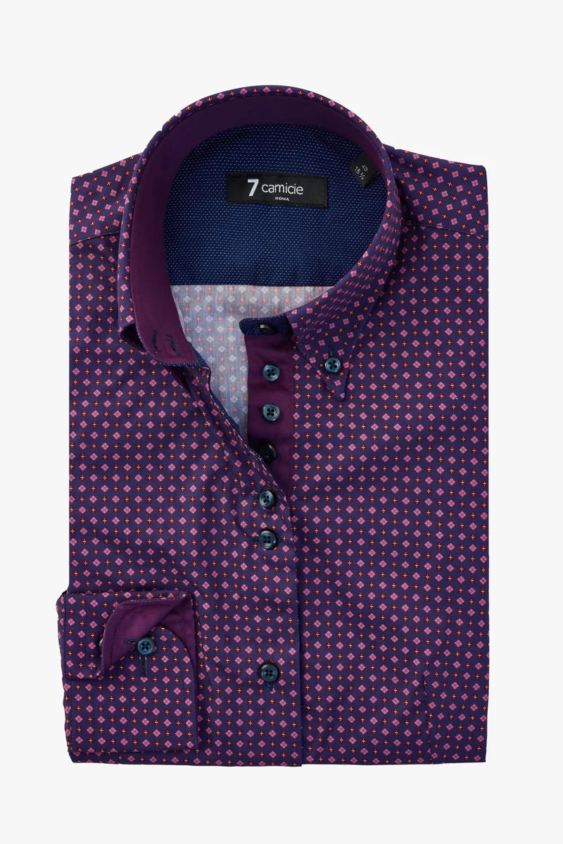 Silvia Iconic Poplin Women’s Shirt Purple Red
