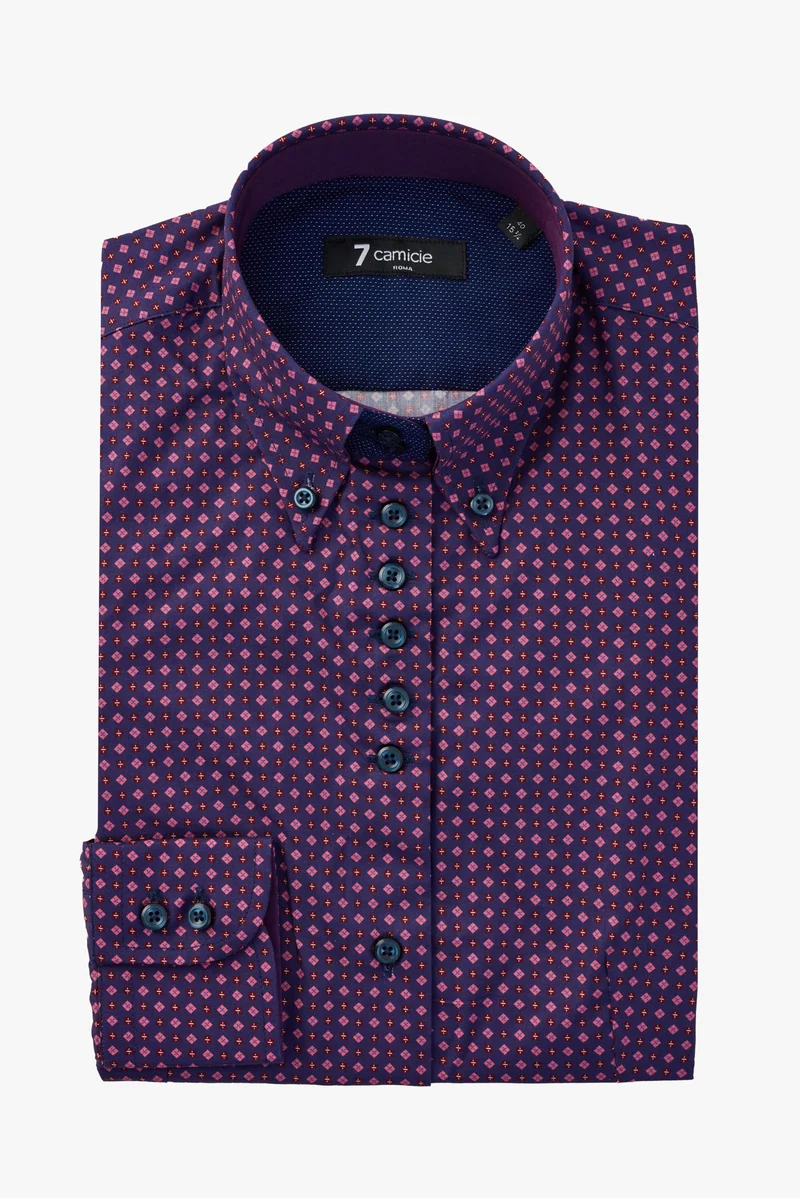 Silvia Iconic Poplin Women’s Shirt Purple Red