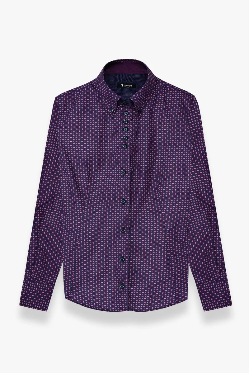 Silvia Iconic Poplin Women’s Shirt Purple Red