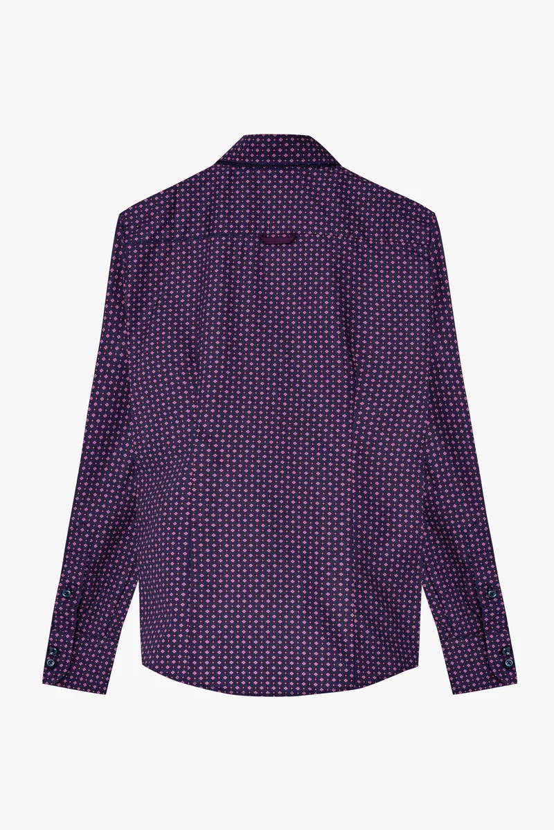 Silvia Iconic Poplin Women’s Shirt Purple Red