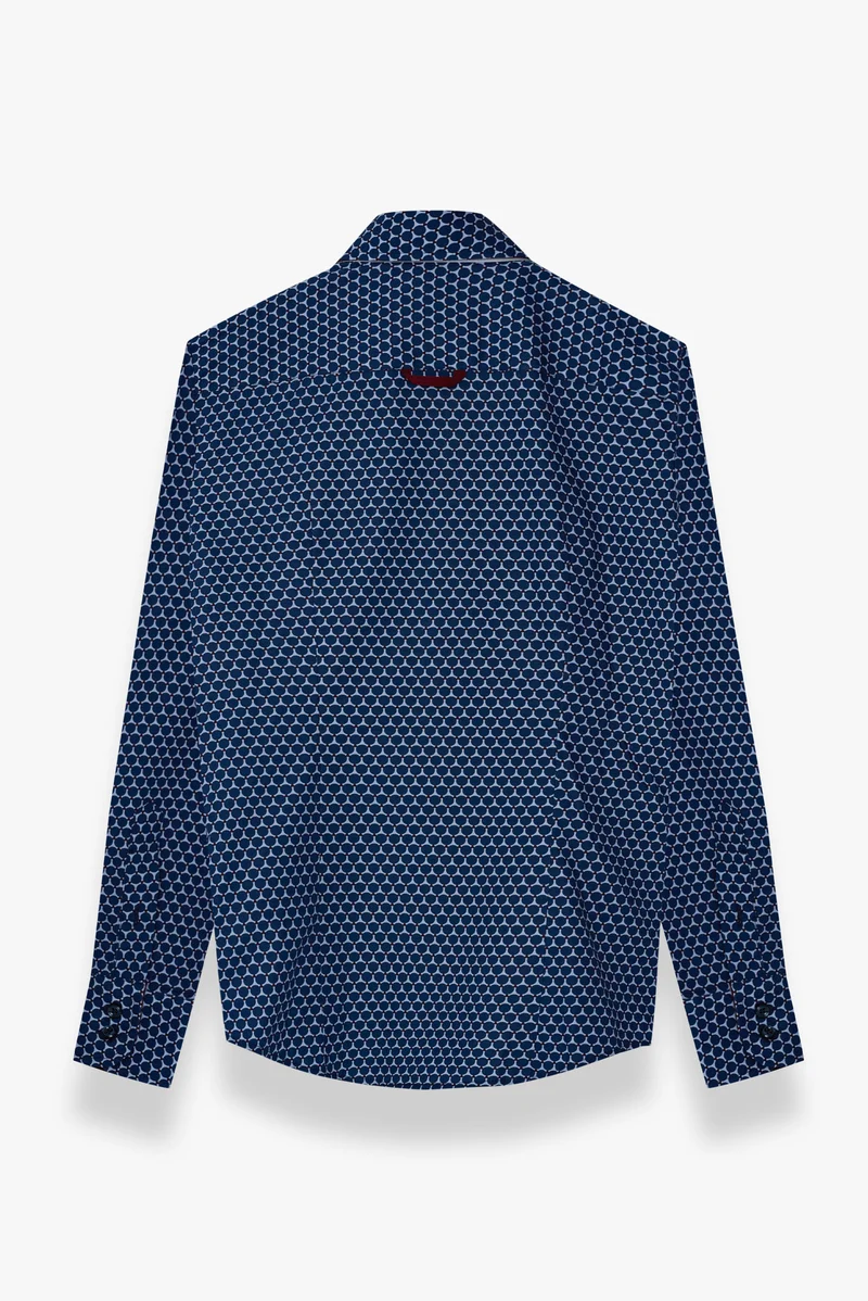 Silvia Iconic Poplin Women’s Shirt Blue Grey