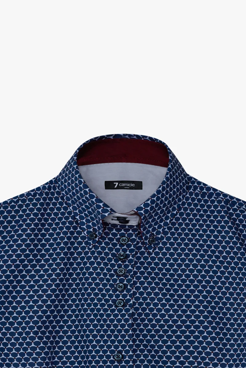 Silvia Iconic Poplin Women’s Shirt Blue Grey