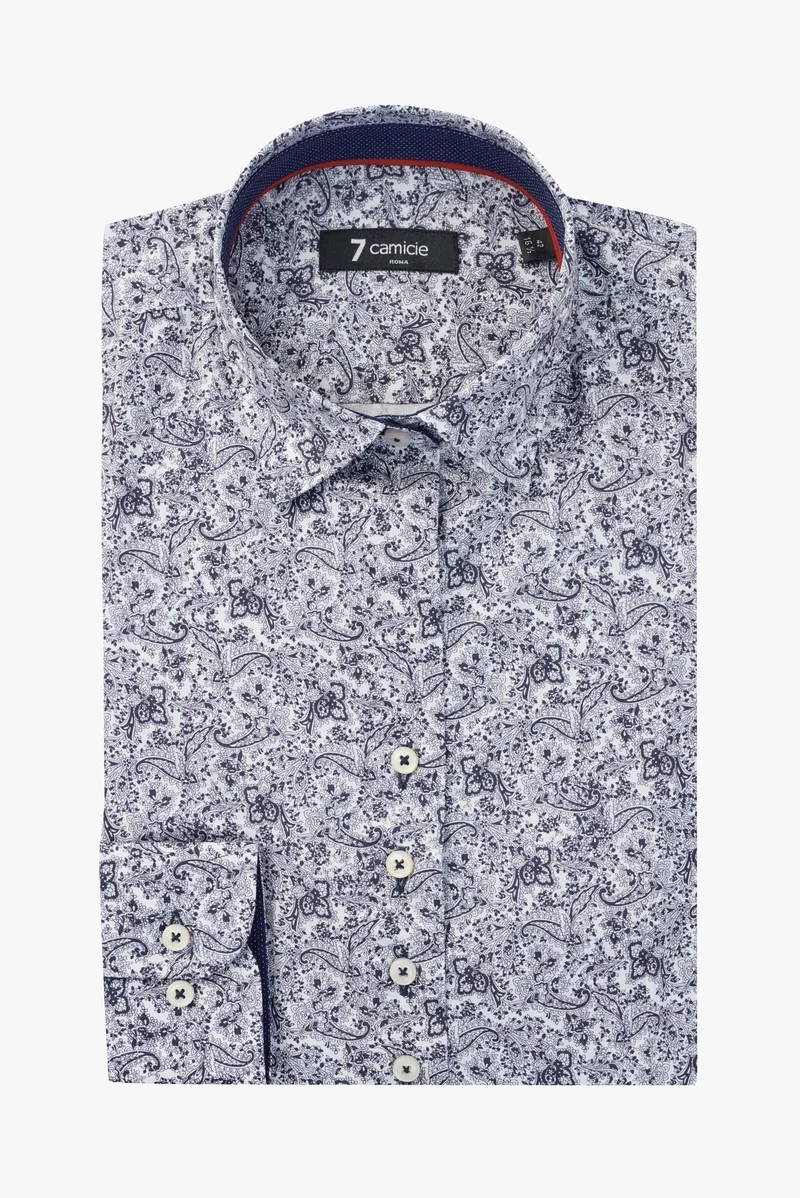 Beatrice Sport Poplin Women’s Shirt White Blue