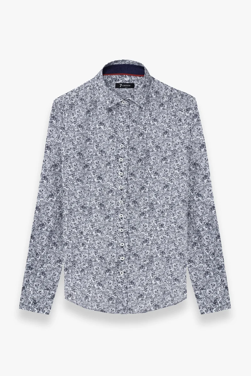 Beatrice Sport Poplin Women’s Shirt White Blue