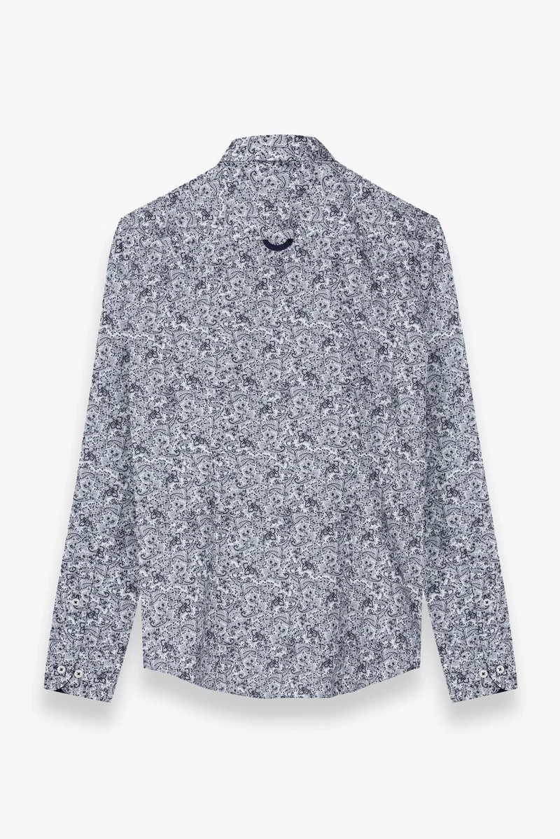 Beatrice Sport Poplin Women’s Shirt White Blue